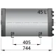 Vetus Warmwasserboiler 45 Ltr. doppelwandig