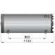Vetus Warmwasserboiler 75 Ltr. doppelwandig