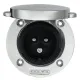Victron 16A 250 V Edelstahl Landstrom Einbau-Steckdose mit Abdeckung