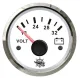 Voltmeter 18/32 V white/glossy