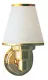 Wandlamp Lima messing