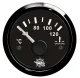 Water temperature gauge 40/120° black/b