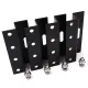 WATTSTUNDE® 100 mm Aluminium Z-Winkel HSZ100 schwarz Halterung