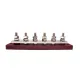 WATTSTUNDE® Busbar 6xM8 450 A / 70 V rot