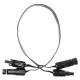 WATTSTUNDE® MC4 auf MC4 Flachbandkabel 50 cm