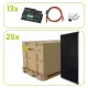 WATTSTUNDE® SOLA Frame Mono+S 13 x 240Wp BUNDLE Duo mit Votronic MPP 260 CI