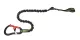 WICHARD Lifeline ProLine mit 1 Alu-Karabiner, Schlaufe und Stretchgurt 1,4m