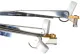 Wischerarme Doppelt Modell 'Charly', Verstellbar L=500-600mm