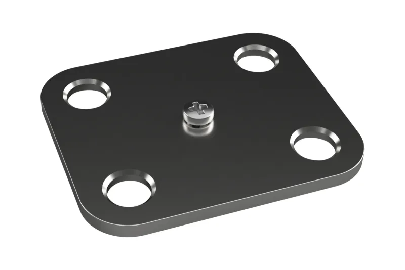 DCM link plate (38x50 mm pitch) (1, 600A, 75.0 x 63.0 mm, M8 + M10 ...