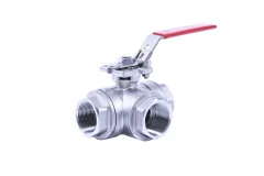 3-weg kogelkraan L-boring 2"