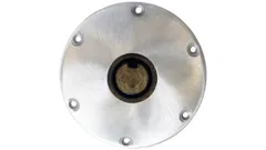 9 Runder Aluminiumsockel Satin