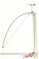 Achterstag-Heber (Flicker) UV-beschichtet 180cm