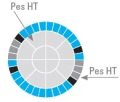 Allpa Allcord-20, Doppelt Geflochtene Schotleine Mixed Colors, Ø14mm, Grau/Schwarz, 150m