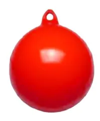 Allpa Ankerboje, Ø350mm, L=400mm, Orange (Größe 1), Mit 1 Auge