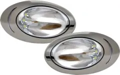 Allpa Aufbau Niro 316 High Power Led Rumpflicht 12v/5w, 190x114x35mm (2st.)