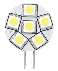 Allpa G4 Led-Ersatzlampe, Seitlich, Ø23mm, 6x0,3w (1,8w)/10-30v, Warm White