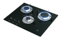 Allpa Gaskocher Mit Keramik Kochplatte, 505x410x80mm, Brenner: 1x Klein/1x Mittel/1x Groß