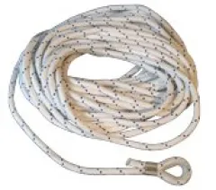 Allpa Geflochtene Polyester Ankerleine, 8mm, 30m (Bruchlast 800kg)