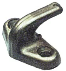 Allpa Kunststoff Mehrzweck-(Reff)Haken, Schwarz