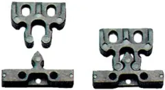 Allpa Kunststoff Türklemme, Schwarz