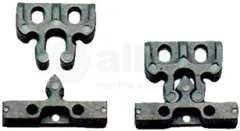 Allpa Kunststoff Türklemme, Weiß