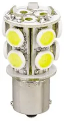 Allpa Led-Ersatzlampe (Ba15d), 2,5w, H=43mm, Ø19mm, Warm White