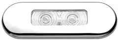 Allpa Led Orientierungsleuchte, Kunststoff, Einbau, 12v/0,21w, Led 2x 0,2w, 86x31mm
