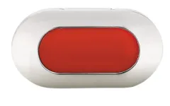 Allpa Led Orientierungsleuchte, Kunststoff, Einbau, 12v/0,8w, Led 4x 0,2w, 73x38mm, Rot