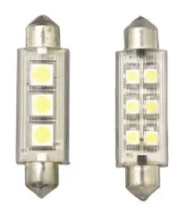 Allpa Led-Soffittenlampe, 12v, 0,5w, 42x12mm, Lichtfarbe: Warm White