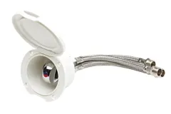 Allpa Mischhahn Mit Einbaukasten, Weißer Kunststoff