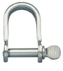 Allpa Niro Schäkel, Ø4mm, B=12mm, H=24mm (Bruchlast 550kg)