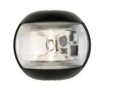 Allpa Positionslaterne Weiß Toplicht 225°, Led 12-24v, Schwarzes Kunststoffgehäuse