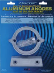 Aluminium Anodensatz, Volvo 290 Dual Prop