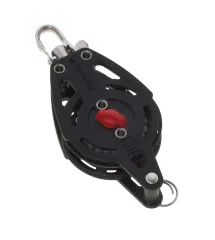 Aluminium Einscheibenblock Kugelgelagerter Ratschenblock (Mit Unterbügel) 10mm