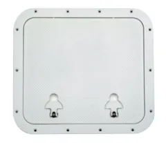 Aluminium Luke, Außenmaß 510x460mm, Innenmaß 345x400mm, Blank Unbehandeltes Aluminium