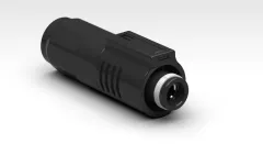 Amphenol Industrial 5.7 mm Surlok Plus Plug (Schwarz, gerade, 120A)