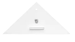 Anlegedreieck mit festem Griff Plexiglas 270mm