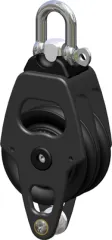 Antal Aluminium Blöcke Serie Opf-70, Kugelgelagert, Double Sheave Blöcke + Becket (Unterbügel)