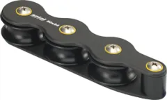 Antal Aluminium Organizer, 3-Scheiben, D=50mm, P=52mm, Leine Ø16mm, L=185mm, Arbeitslast 800kg