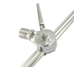 Antennenfuß anschraubbar mit Handrad Kunststoff