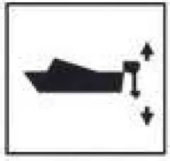 Außenbordmotor auf/ab