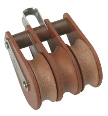BARTON TUPHblox Dreifachblock 45mm, Seil 13mm, Kopfbügel/U-Bügel