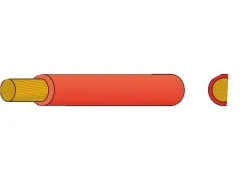 Batterie-Kabel PVC-Isoliert 25mm² rot (RL=10m)