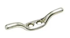 Beleghaken aus Messing vernickelt 60mm