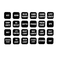 BEP Label Set For Contour 1000 Series Switch Panel