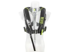 Besto Ultimate BackTow 300N Rettungsweste schwarz/gelb-highvisible