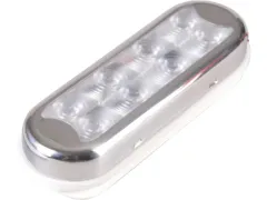 Bimini-Lampe flache Montage 12/24V mit Schalter