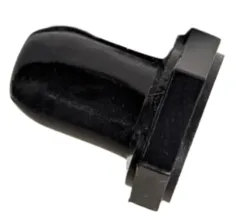 Black Button Boot, Low Amp Panel Mount P