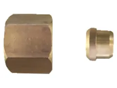 Blindstopfen Messing für RVS 8mm