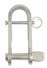 BLUE WAVE Schlüsselschäkel mit Steg A4 Pin 8mm, iL=26mm